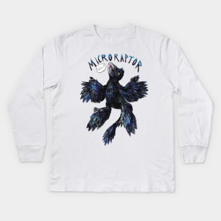 Microraptor Kids Long Sleeve T-Shirt